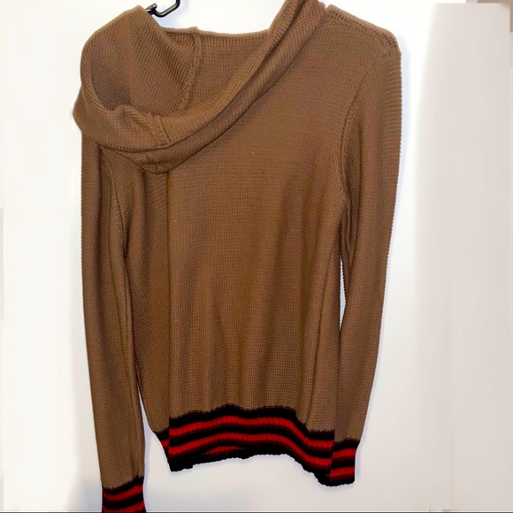 Forever 21 taupe sweater with hoodie size XS - Picture 3 of 3